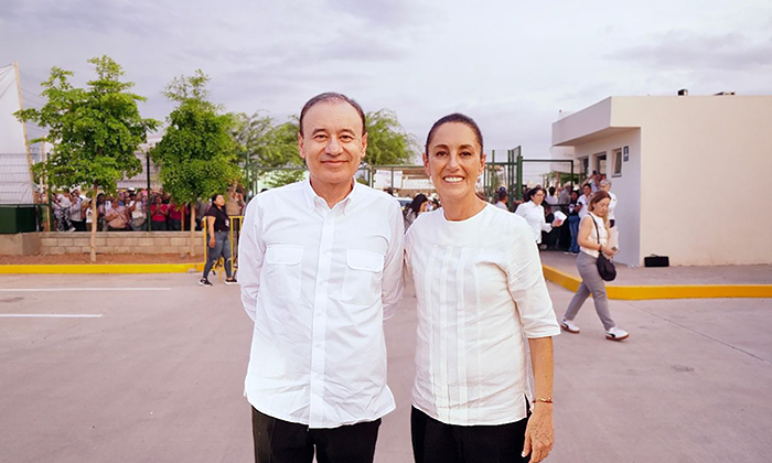 Reconoce gobernador liderazgo de Claudia Sheinbaum