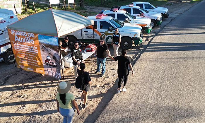 Mantienen operativo para peregrinos en Magdalena