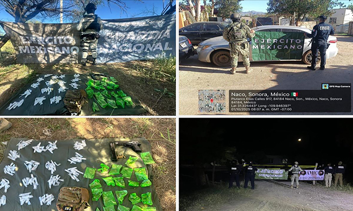 Detienen a 13 personas y aseguran drogas; Integrantes de la Mesa Estatal de Seguridad