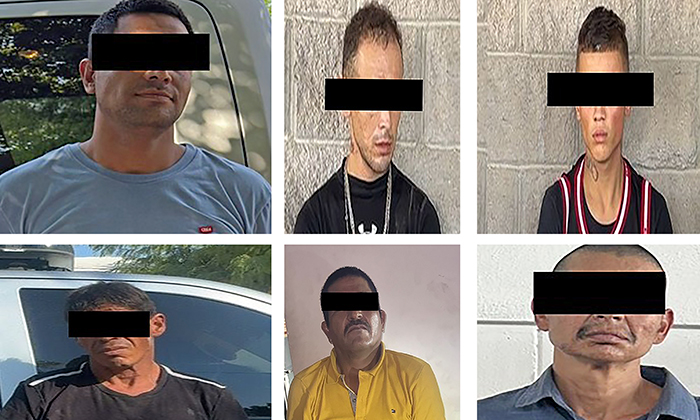 Arrestan a seis presuntos narcomenudistas; Elementos de la PESP