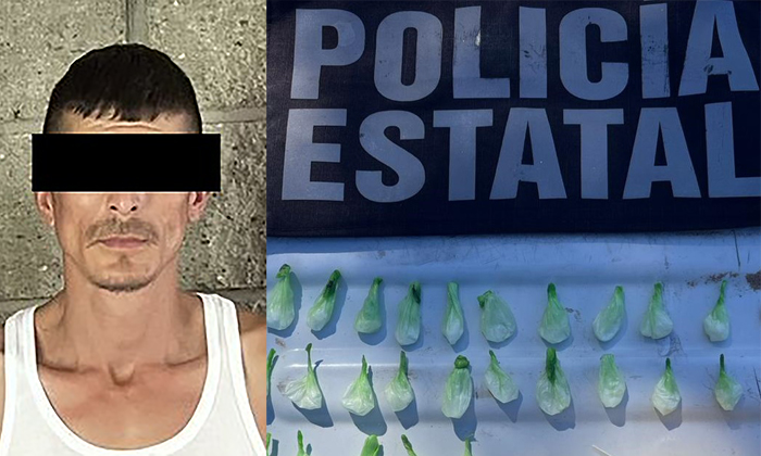 Detienen a presunto narcomenudista en la colonia Las Minitas