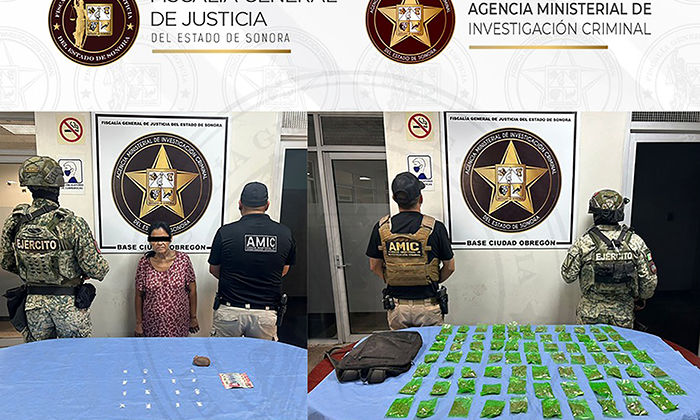 Ponen tras las rejas a presunta narcomenudista en Ciudad Obregón