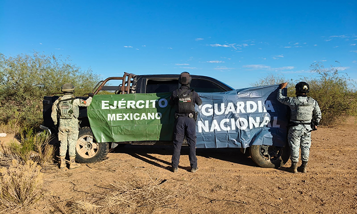 Decomisan 26 artefactos explosivos para dron en Plutarco Elías Calles