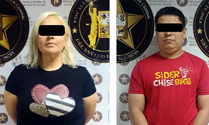 Pareja queda en prisión por privación ilegal de la libertad en Nogales