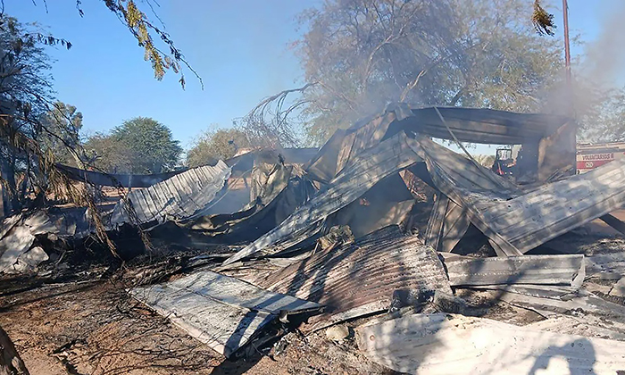 Destruye fuego vivienda en San Luis Río Colorado