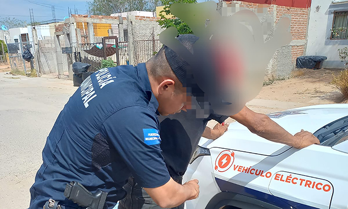 Ponen tras las rejas a ladrón armado en la colonia El Ranchito