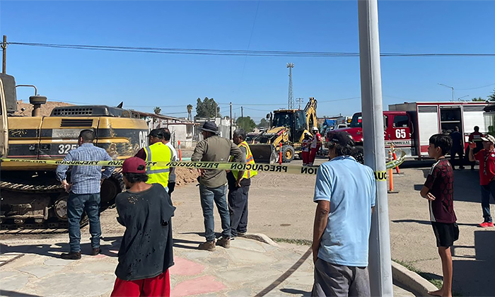 Muere obrero hermosillense en zanja en San Luis Río Colorado