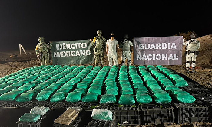 Decomisan mil 184 kilos de droga en San Luis Río Colorado