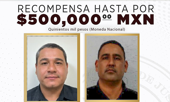 Ofrecen recompensa por exagentes AMIC por 500 mil pesos