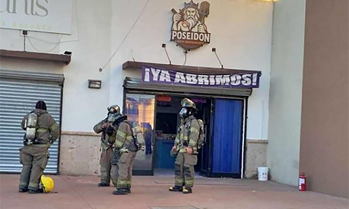 Sofocan incendio por falla eléctrica en restaurante en la colonia Las Granjas