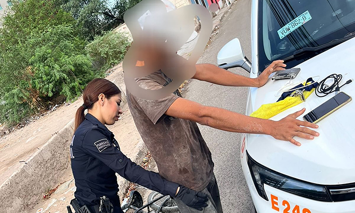 Aprehenden a ladrón de cableado eléctrico en la colonia Urbi Villa del Prado