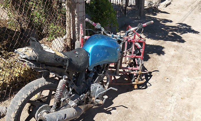 Recuperan moto con triciclo que fue robada en Bahía de Kino