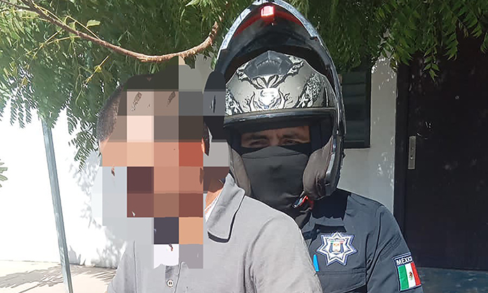 Capturan a presunto ladrón de abarrotes; Agentes preventivos