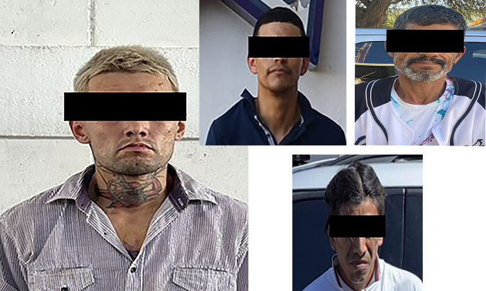 Atrapan a cinco presuntos “tiradores”; Elementos de la PESP