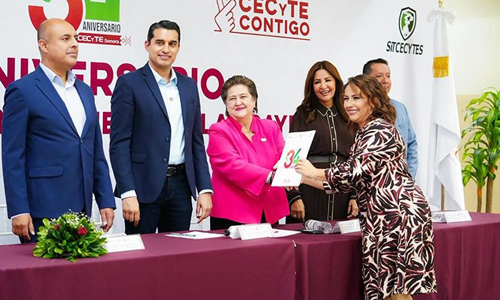 Celebra Cecyte su 34 aniversario de fundación