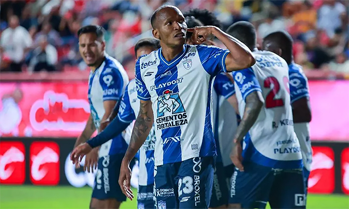 Pachuca vence a domicilio a Necaxa