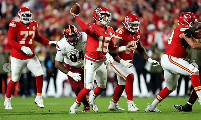 Kansas City apabulla a Commanders