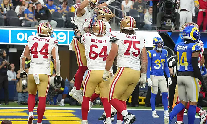 Supera 49ers a Los Ángeles por 26 a 23 en la semana 5 de la NFL