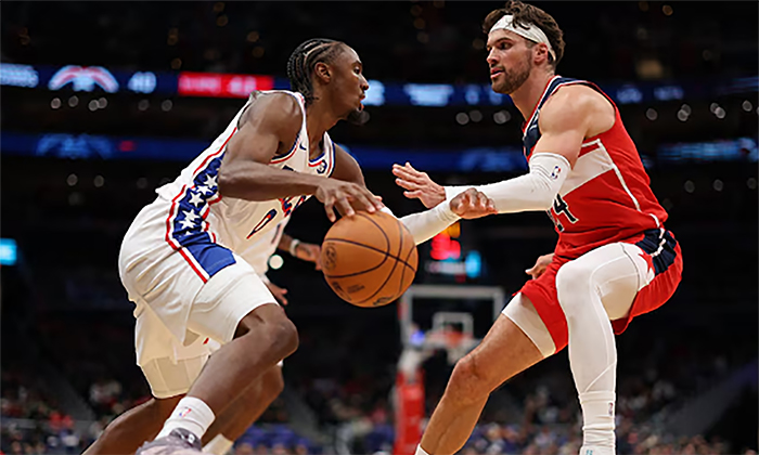Se imponen 76ers a Wizards por 139-134