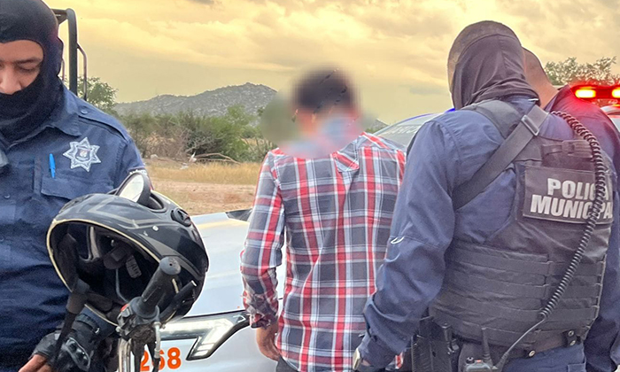 Arrestan en flagrancia a ladrón de escuela en la comisaría Miguel Alemán