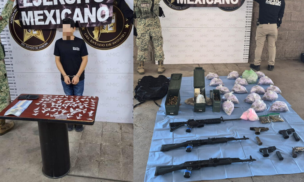 Capturan a presunto criminal en la colonia Villas del Mediterráneo