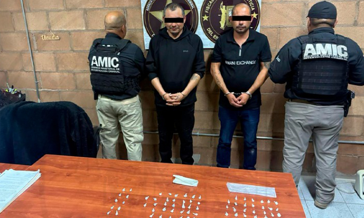 Arrestan a dos narcomenudistas en operativo coordinado en San Luis Río Colorado