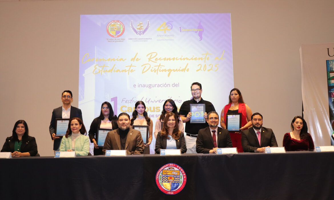 Autoridades de la Unison celebran 46 aniversario de Campus Navojoa