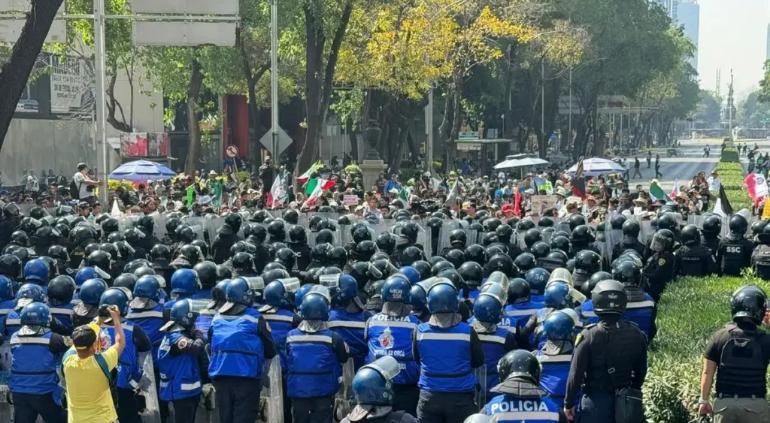 Fracasa Segunda Marcha “Generación Z”: Poca Asistencia en Reforma y Explanada de CU Vacía