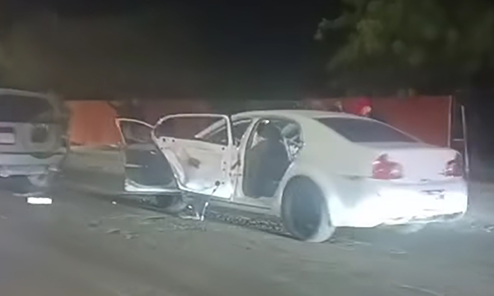 Deja triple choque cuantiosos daños en el bulevar Quiroga y avenida De los Yaquis