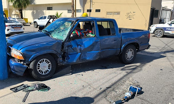 Deja “encontronazo” dos heridos en el Centro de la ciudad