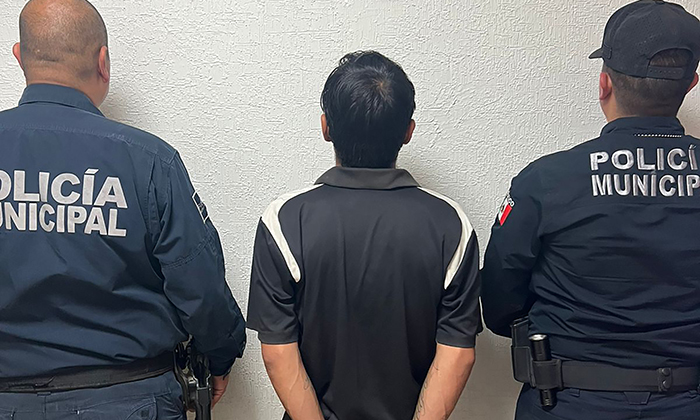 Aprehenden a joven armado con pistola en la colonia Cuatro de Marzo