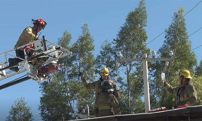 Se electrocuta trabajador en la colonia El Ranchito