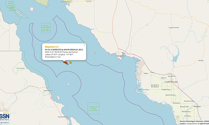 Enjambre de sismos “sacude” a Sonora