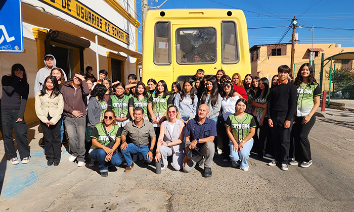 Donan material de reciclaje a Unión de Usuarios