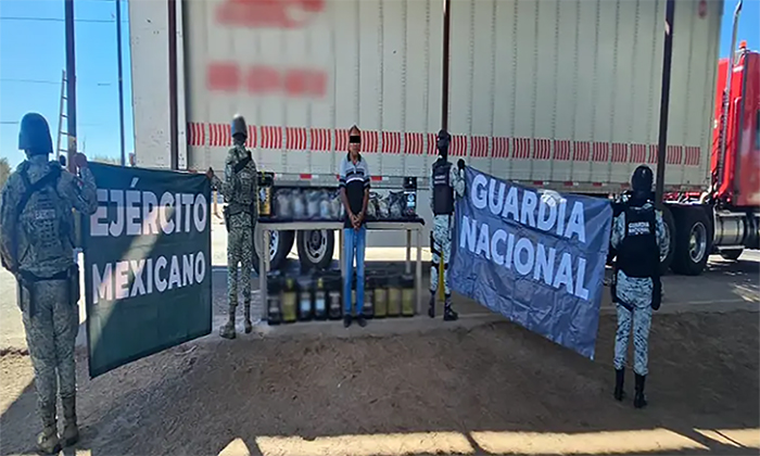 Aseguran cargamento de crystal en San Luis Río Colorado