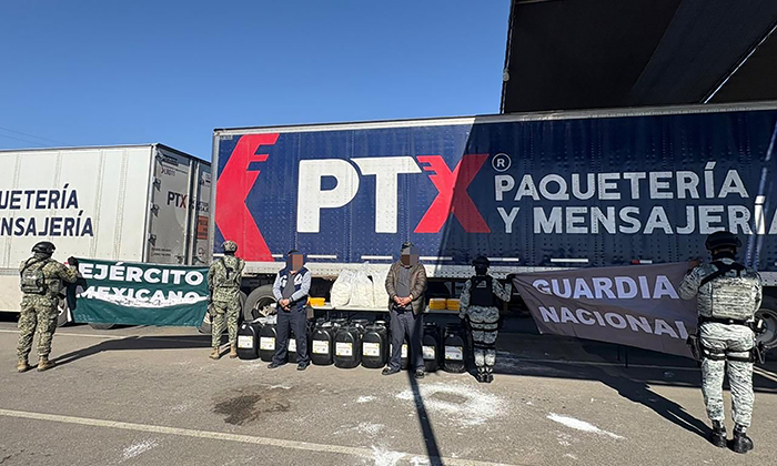 Aseguran 300 kilos de metanfetamina en SLRC