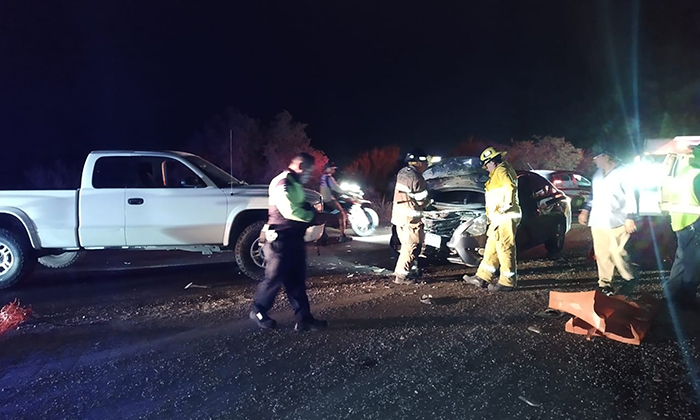 Deja fuerte choque dos lesionados en Guaymas