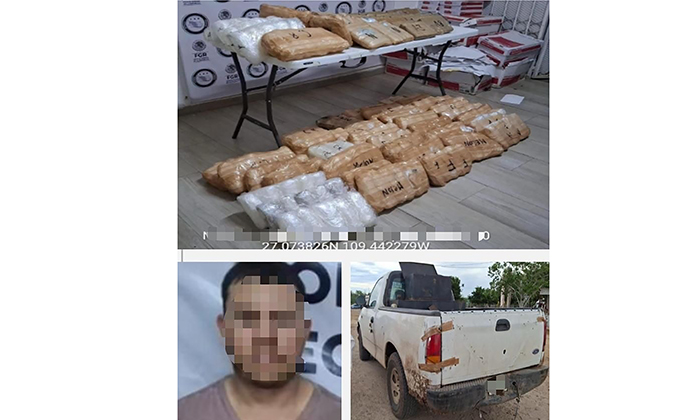 Aseguran más de 13 millones de dosis de droga en Huatabampo