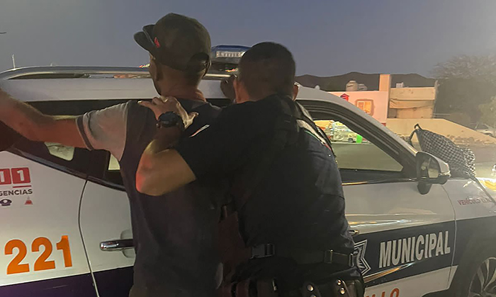 Arrestan a hombre por agredir a su mamá en la colonia Villa Hidalgo