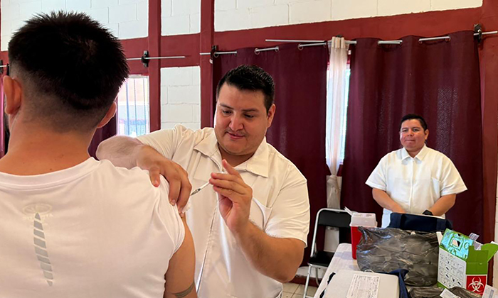 Realizan jornada de vacunación en el Itama