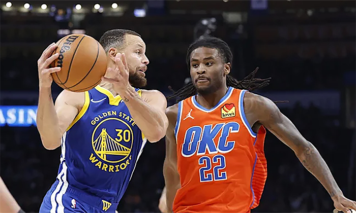 Thunder apabulla a Warriors; Pese a regreso de Stephen Curry