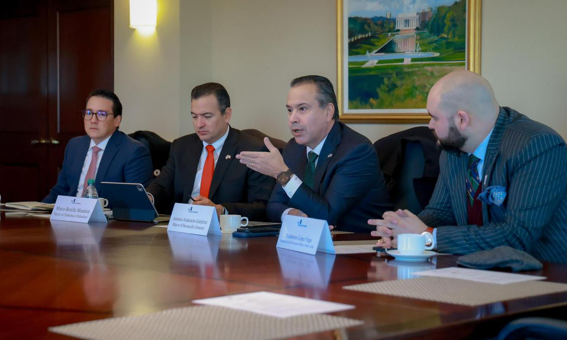 Promueve Toño Astiazarán a Hermosillo en Washington en The Heritage Foundation