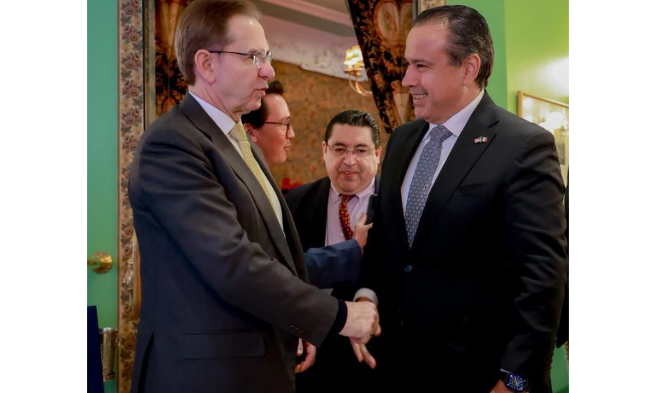 Impulsa Toño Astiazarán agenda binacional en Washington; se reúne con embajador Esteban Moctezuma