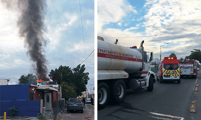 Causa incendio gran movilización en la colonia San Benito