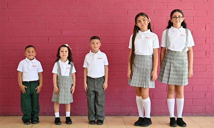 Llaman a actualizar tallas de uniformes escolares