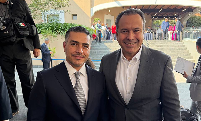 Participa Toño Astiazarán en reunión con secretario de seguridad Omar García Harfuch