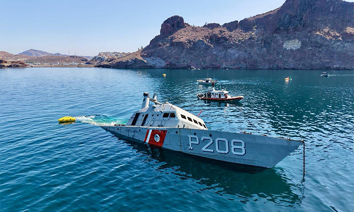 Avanza 70% arrecife artificial sonorense en Guaymas