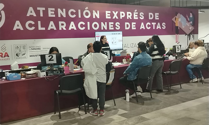 Registro Civil mantendrá atención durante vacaciones en las Oficialías de Sonora