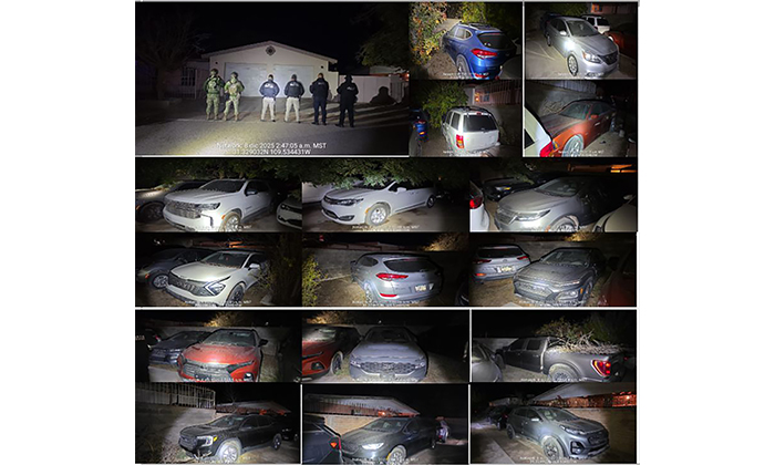 Aseguran 24 autos robados en Agua Prieta