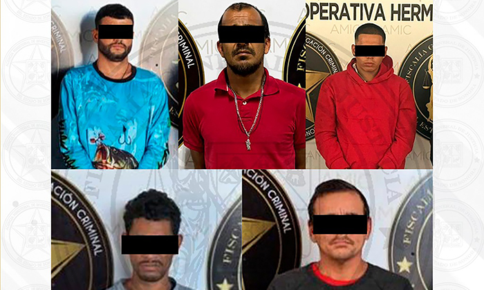 Capturan a cinco objetivos prioritarios mediante Operación Escudo